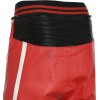 RTX Akira Red Leather Motorcycle Trouser Pant 
